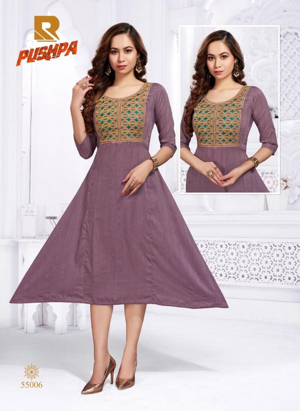 Raashi Pushpa Beautiful Silk Embroidery Kurti